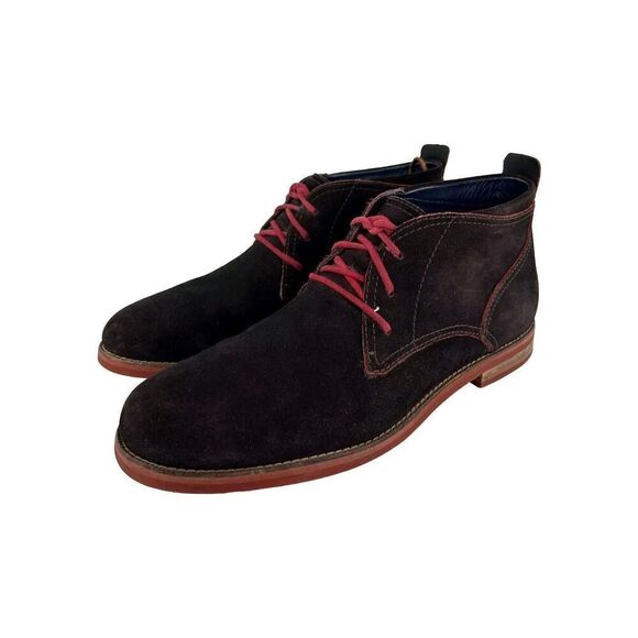 Cole Haan Air Charles Men’s Chukka Boot US 10.5 M C11165 Espresso Brown Suede - Picture 1 of 11